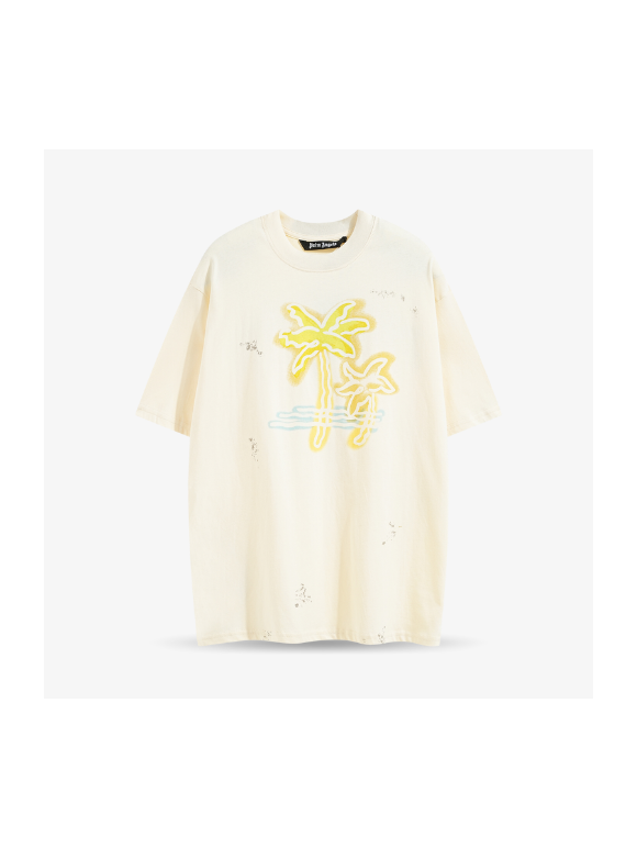 Camiseta Palm Angels Palmera Amarilla
