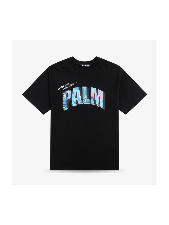 Camiseta Palm Angels Ice Negra