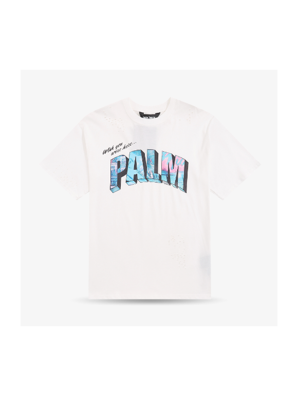 Camiseta Palm Angels Ice Blanca