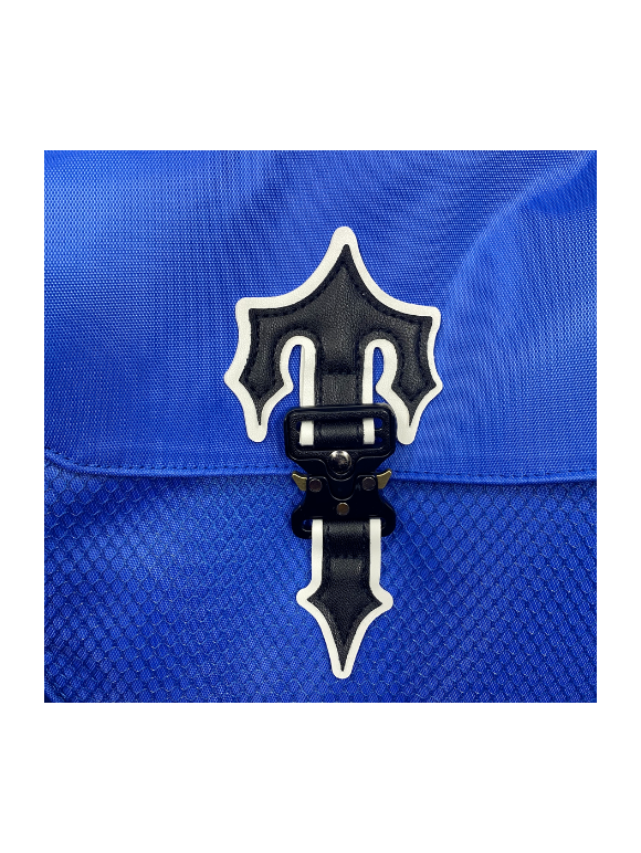 Bandolera Trapstar Cobra Azul Logo Negro